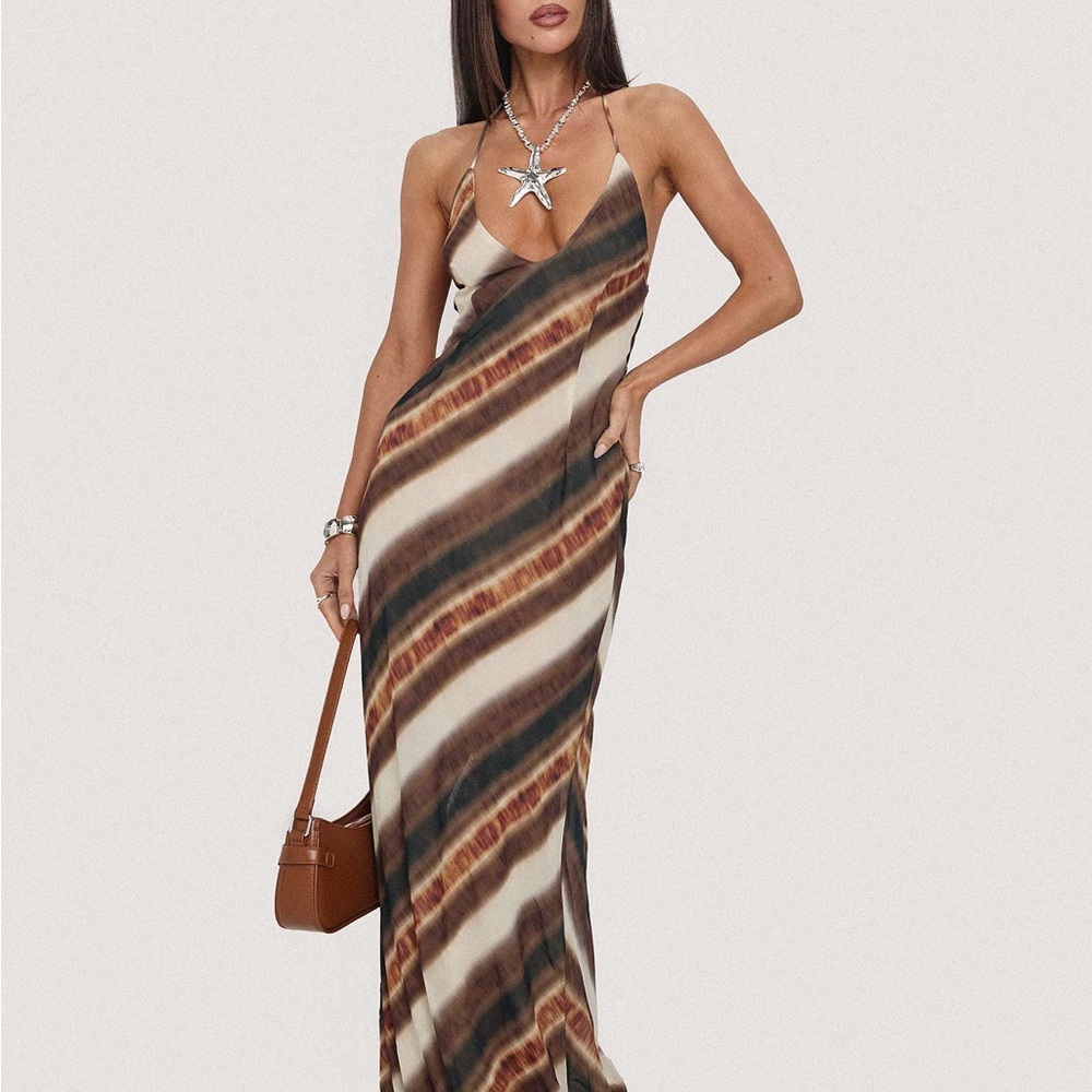 Halter maxi dress. Princess Polly